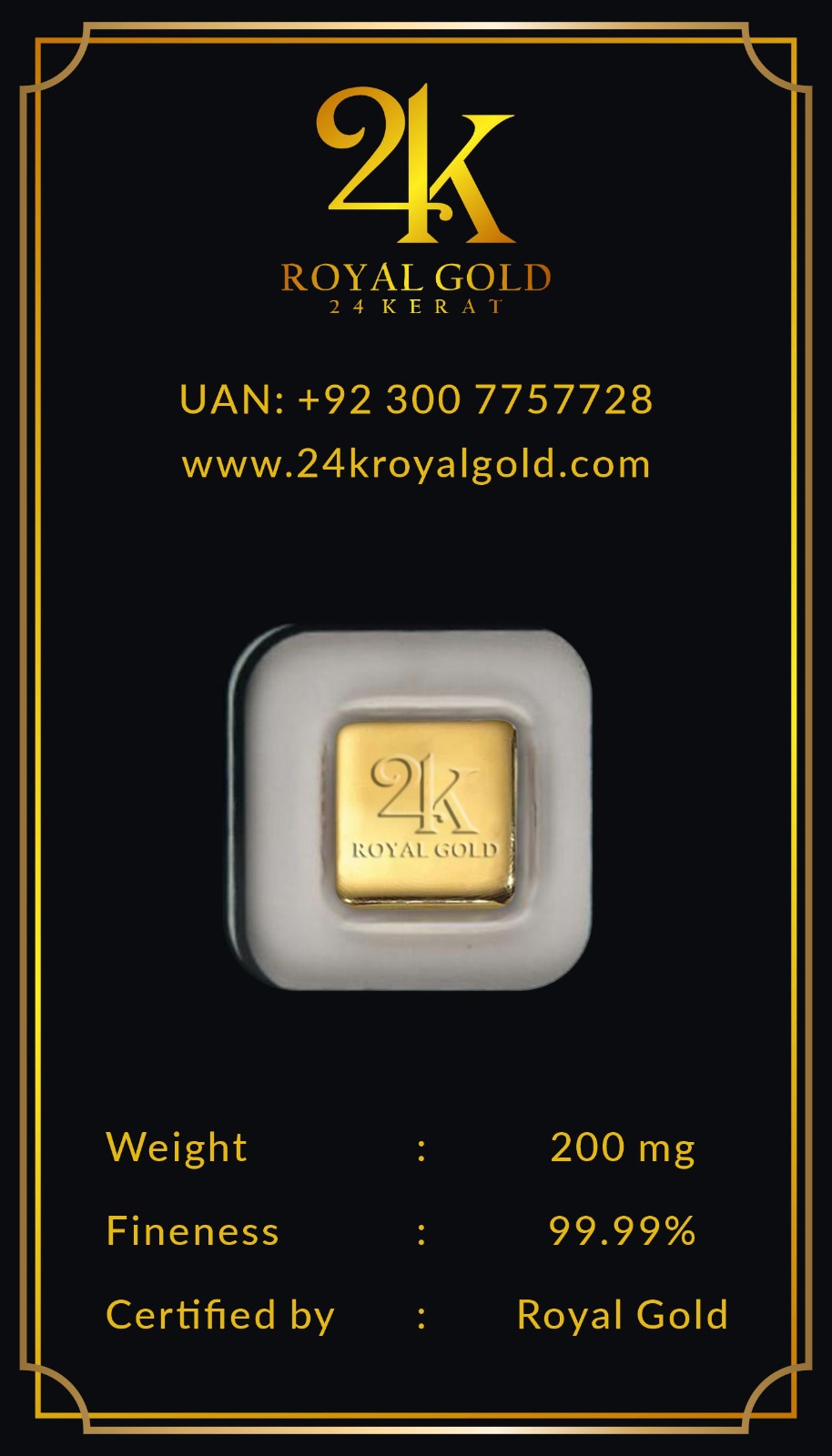 200 Miligram 24k