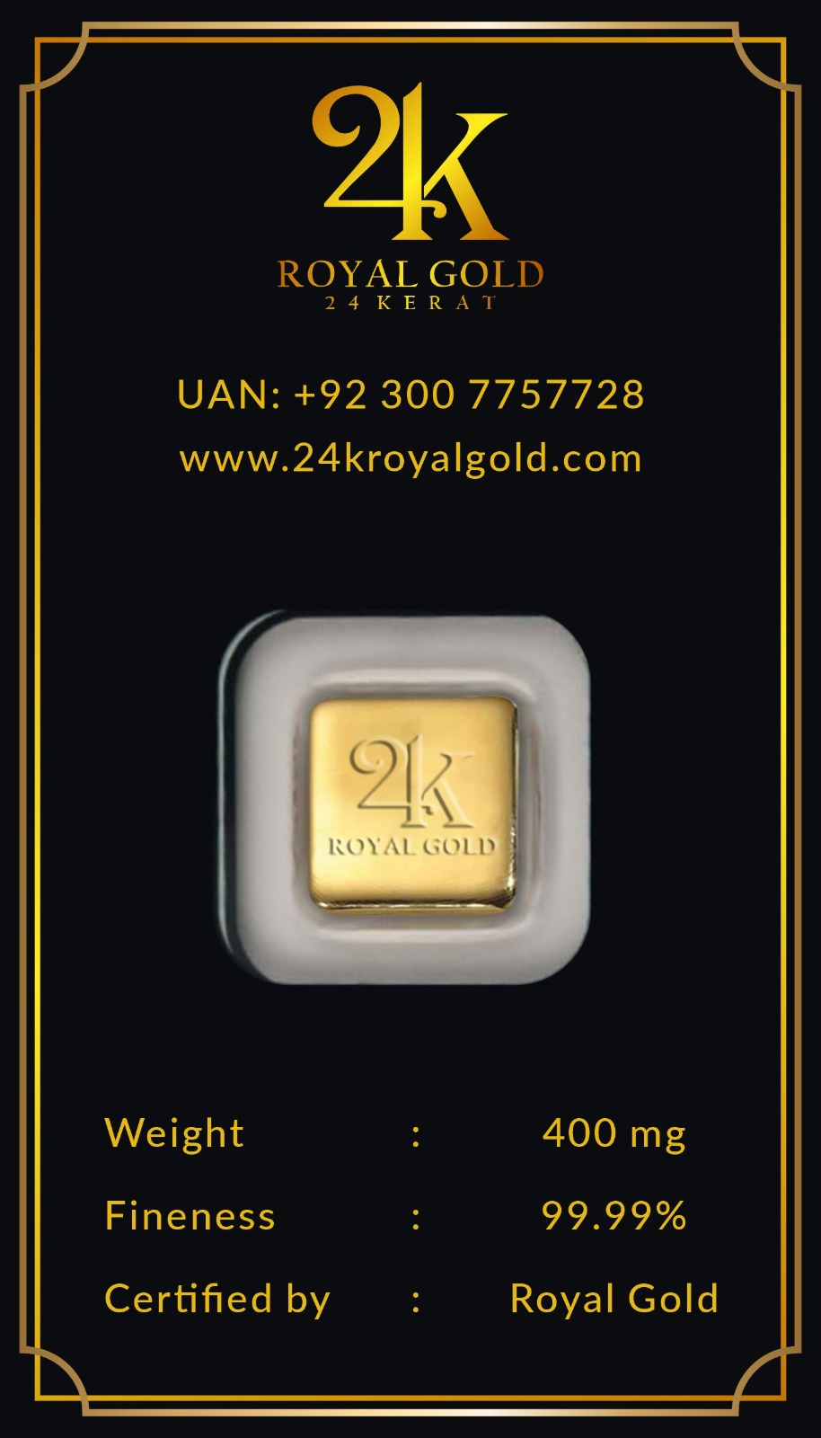 400 Miligram 24k